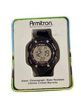 Armitron Sport Men's MD0699 Chronograph water Resistance Digital Watch NIB